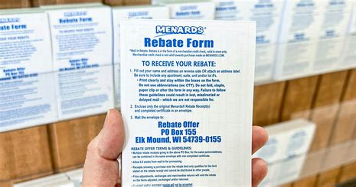 Menards Com Rebate