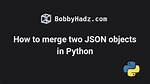 Merge Two Objects in Python