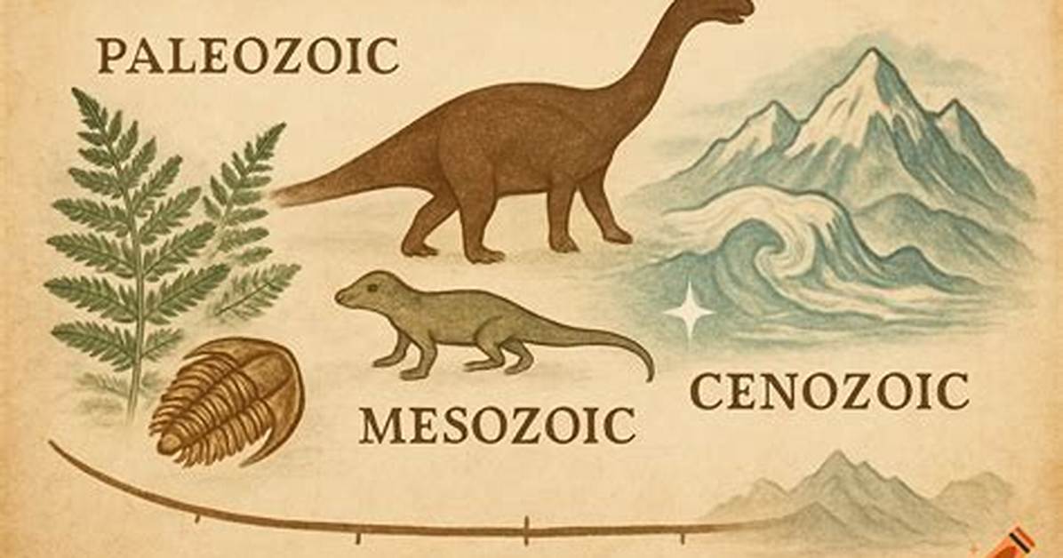 Mesozoic or Paleozoic for Example