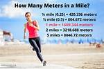 Meter or Mile for Example
