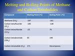 Methane Boiling Point