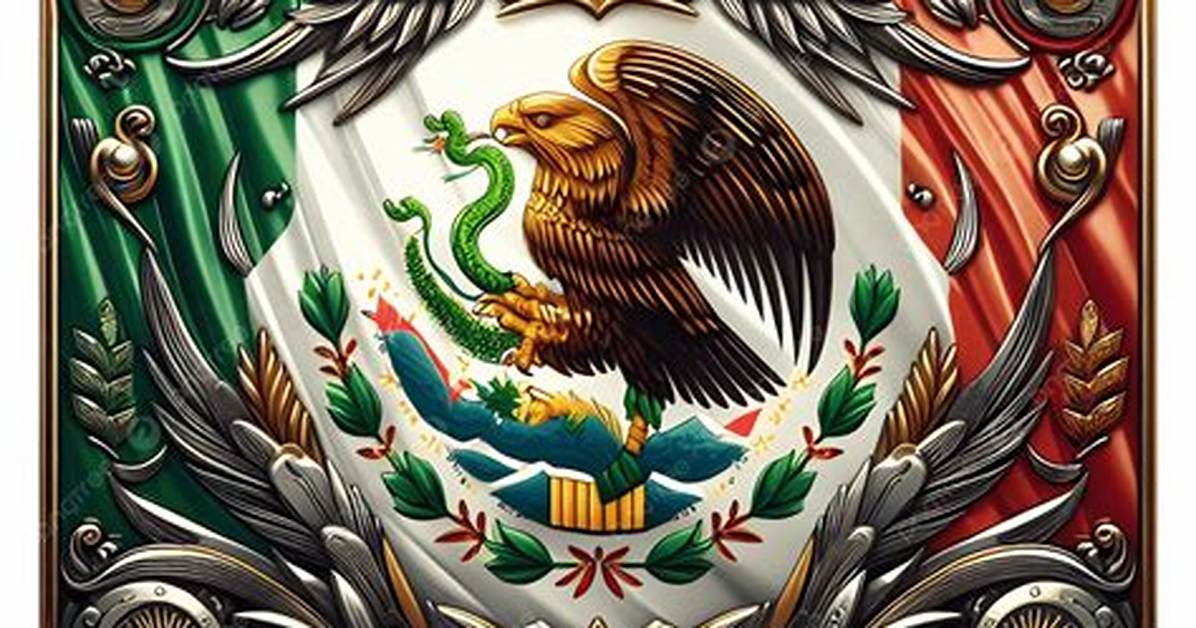 Mexico Flag Eagle