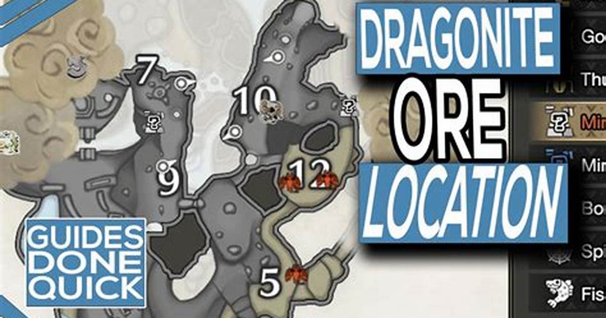 Mhr Dragonite Ore Locations Monster Hunter Rise