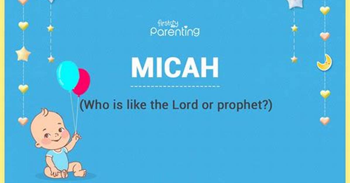 Micah Name