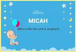 Micah Name