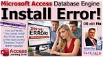 Microsoft Access Database Engine - Cannot Install Either 32-Bit nor 64-Bit Version