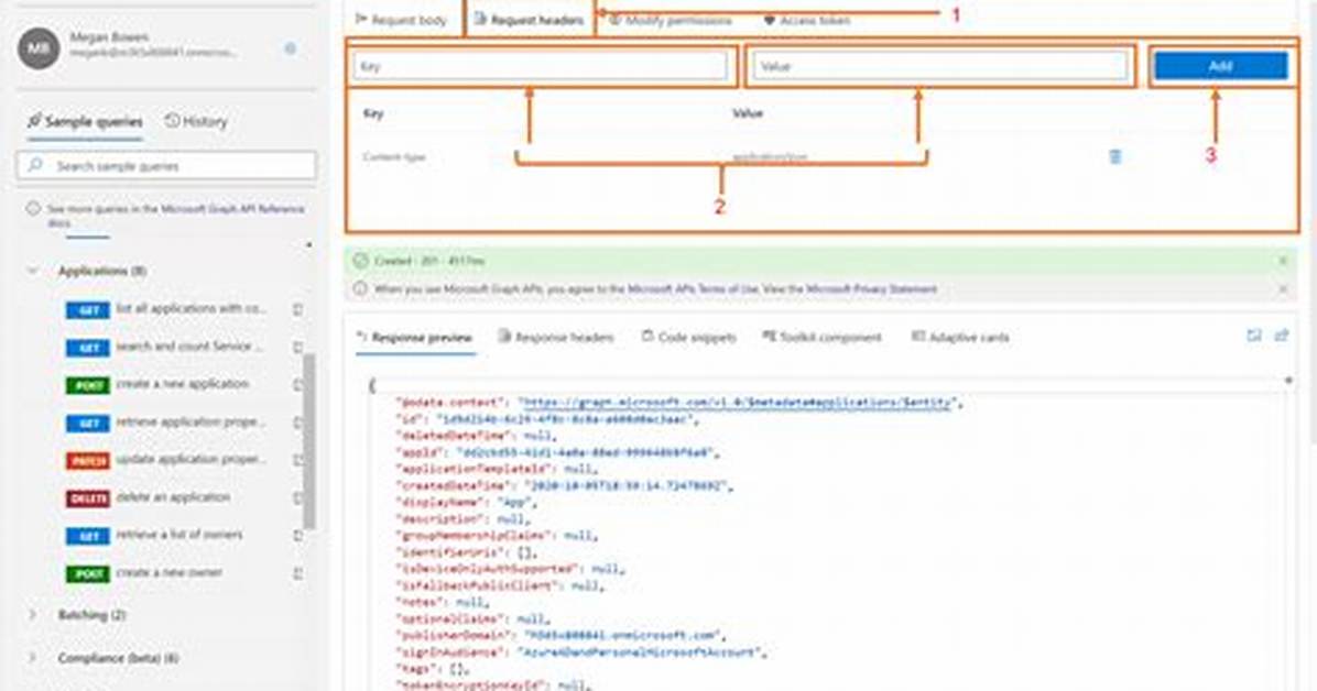 Microsoft Graph Explorer