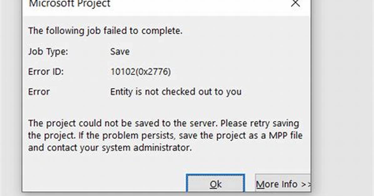Microsoft Project Not Opening