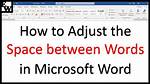 Microsoft Word Is Adding Extra Space Between Words as I Type