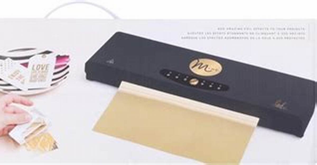 Minc Foil Machine
