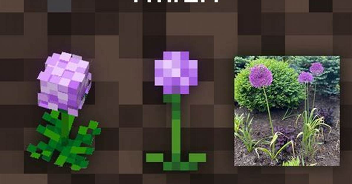 Minecraft Allium