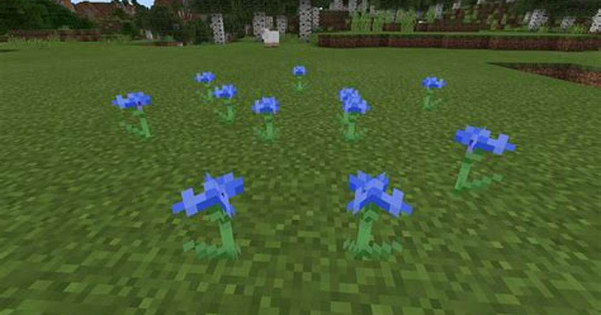 Minecraft Cornflower