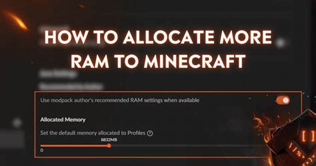 Minecraft How Much Ram