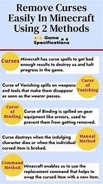 Minecraft How to Remove Curses