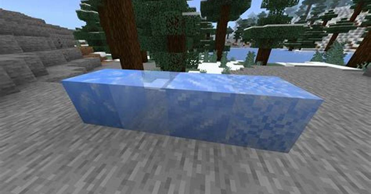 Minecraft Ice Block