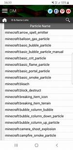 Minecraft Particle List