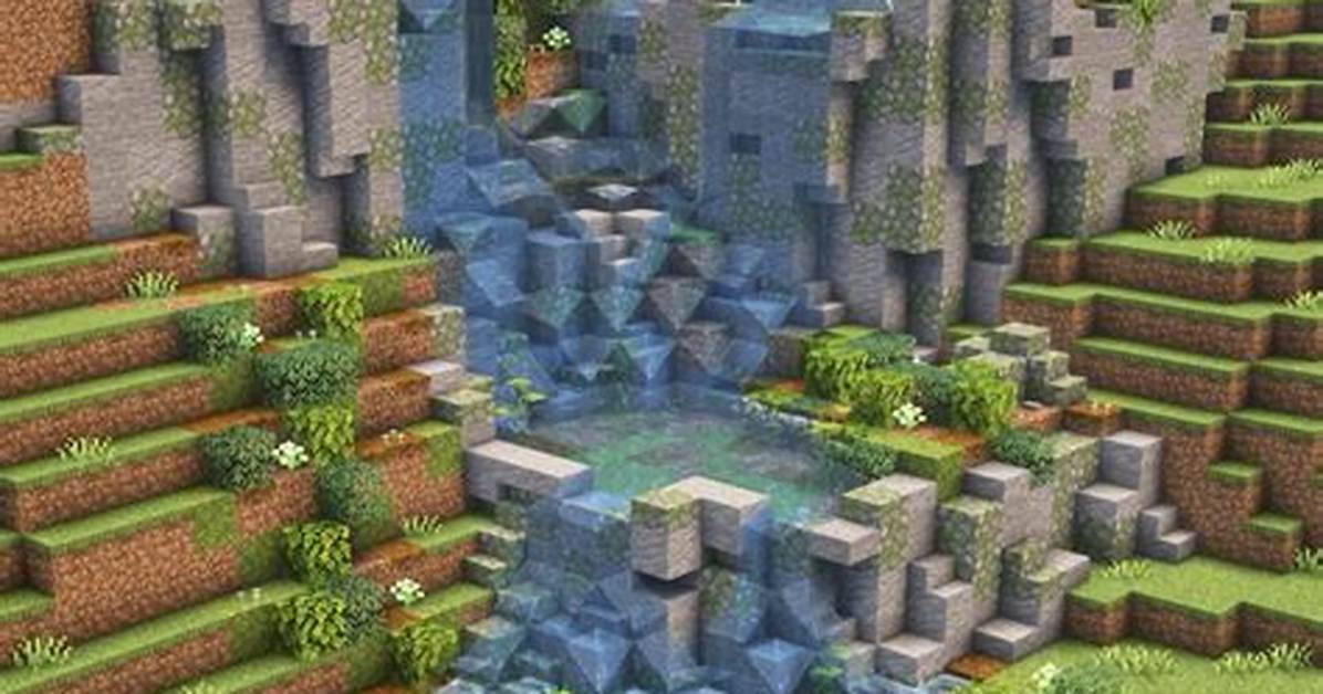 Minecraft Waterfall