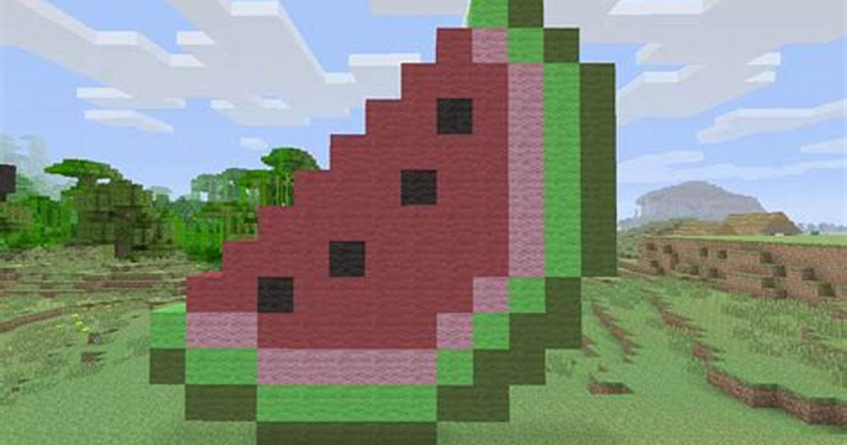 Minecraft Watermelon