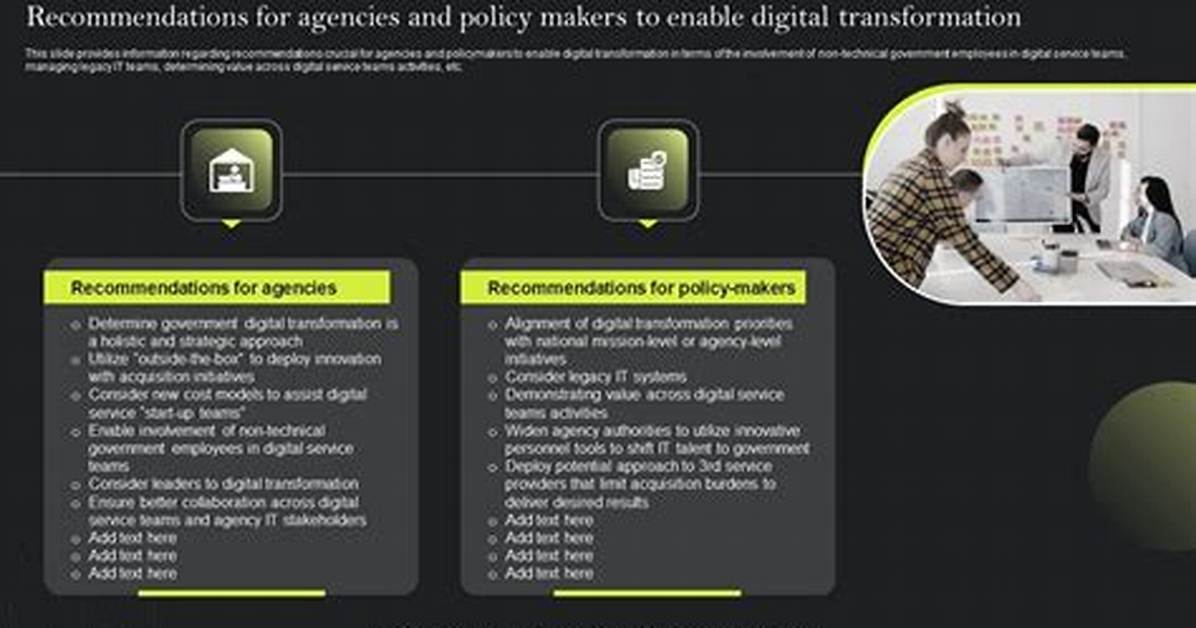 Minimum Technology Recommendations