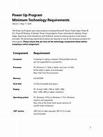 Minimum Technology Requirements
