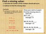 Missing Average Calculator