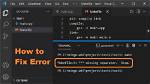 Missing Separator in Makefile