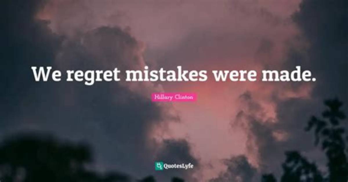 Mistakes ___ Made