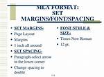 Mla Format Spacing
