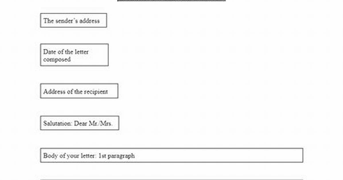 Mla Letter Format