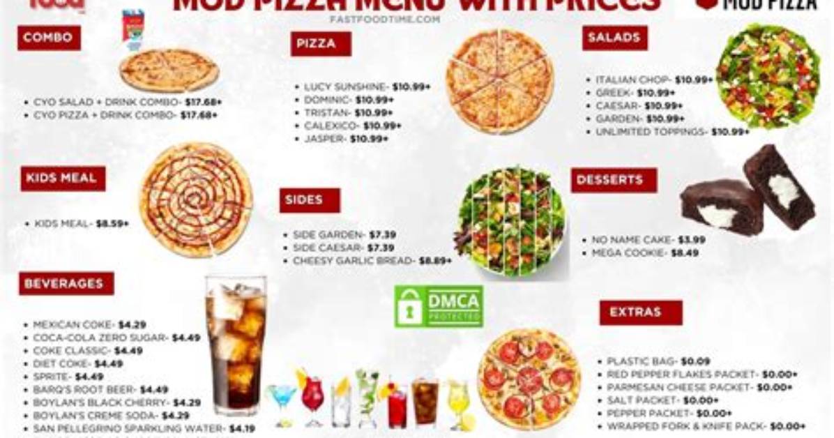 Mod Pizza Sizes
