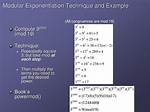 Modular Exponentiation 3^7Mod23