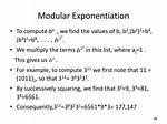 Modular Exponentiation 3^8Mod17