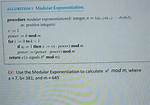Modular Exponentiation 5^12Mod23