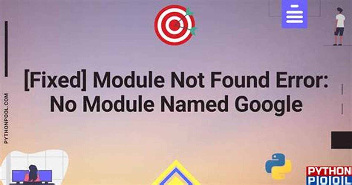 Module Not Found Error: No Module Named Config