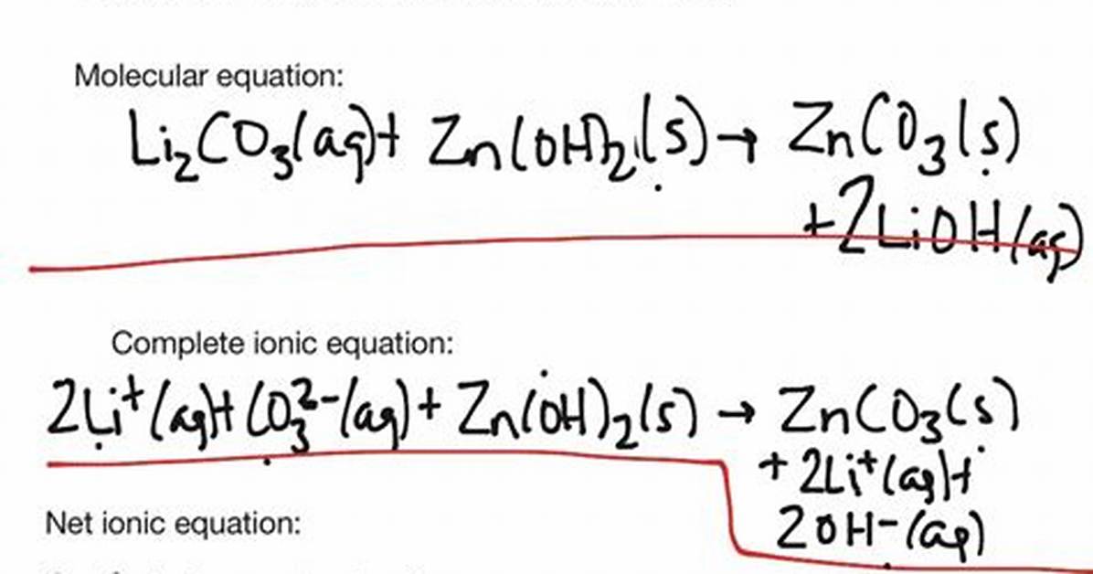Molecular Equation