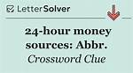 Money Study: Abbr.