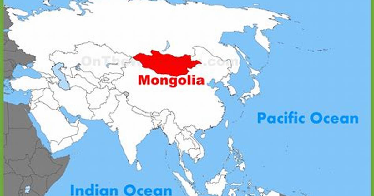 Mongolia's Location