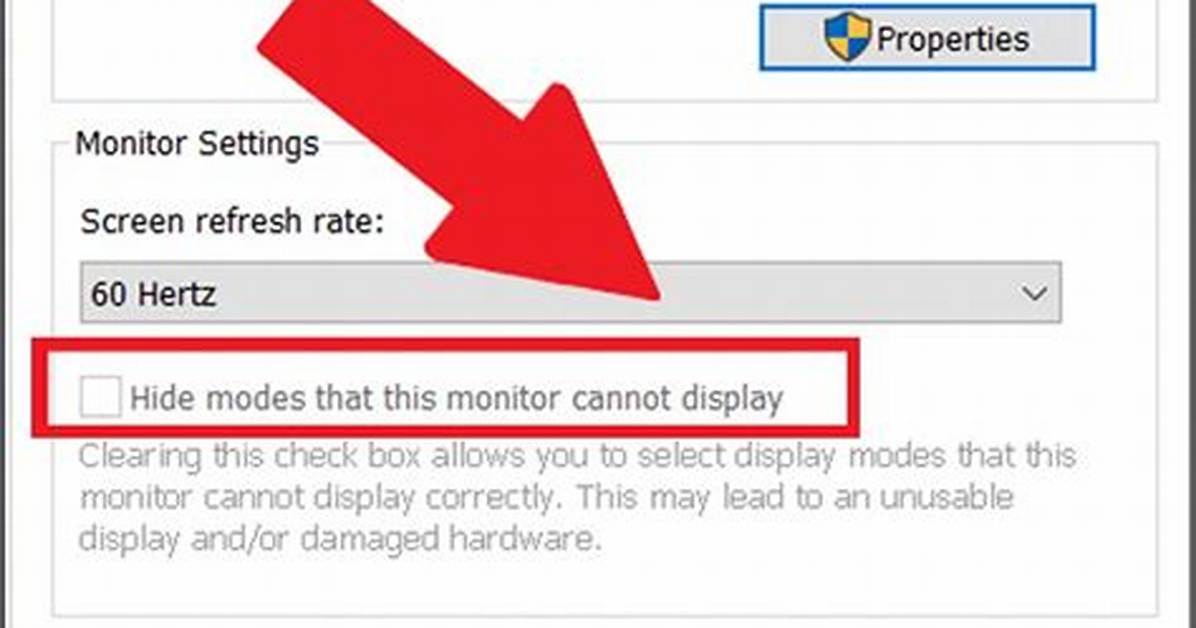 Monitor - Cannot Display This Video Mode