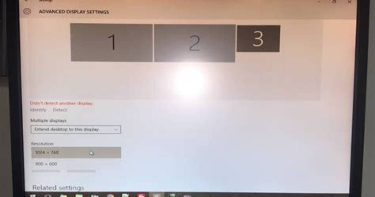 Monitor Not Displaying Native Resolution