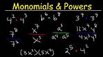 Monomials Calculator
