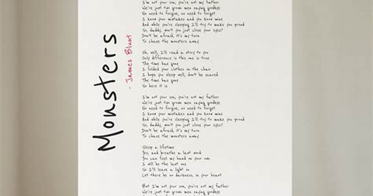Monster Lyrics