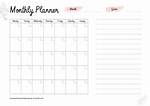 Monthly Planner
