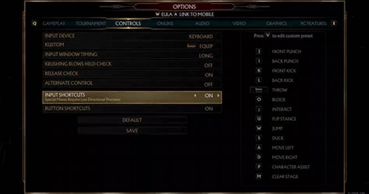 Mortal Kombat 11 Controls: Customization Available in the Closed Beta