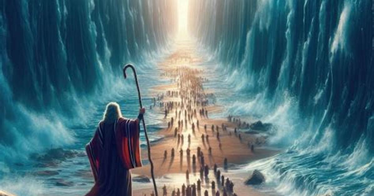 Moses Split the Sea