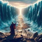 Moses Split the Sea