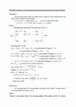 Most Important Linear Algebra Theorems?