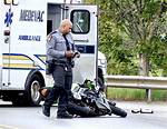 Motorcyclist Injured in 84 Wreck | News