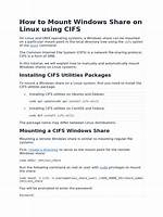 Mount a Windows Share into Linux - Failed No Such File or Directory Although Accessible in Windows File Explorer