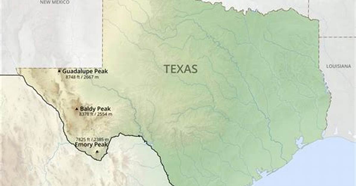 Mountain Range Texas