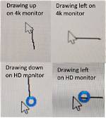 Mouse Cursor Hotspot Offset from Visible Cursor Location